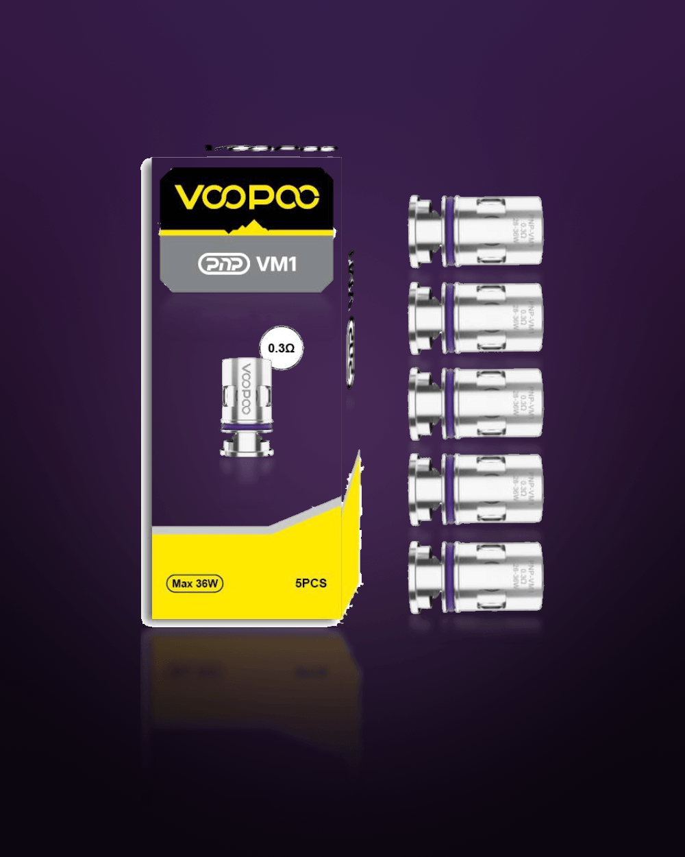 VOOPOO PnP VM1 coil pack with five coils